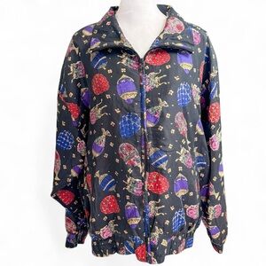 Vintage Rhoda Lynne Colorful Patterned Women's Jacket
